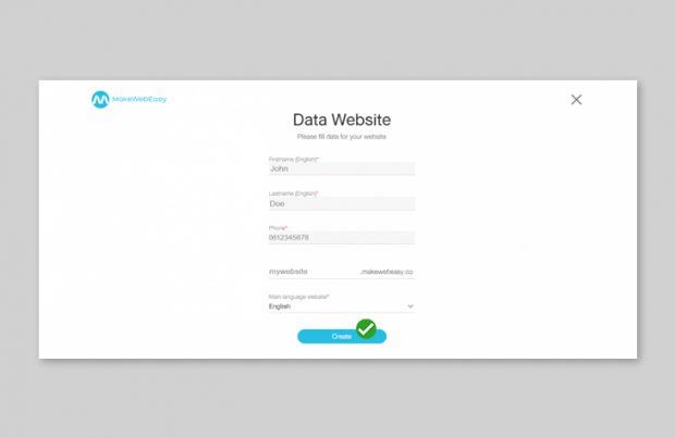 Memasukkan Data Website