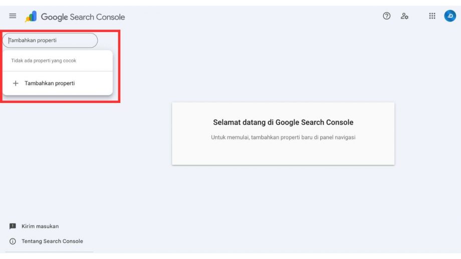 cara verifikasi google search console