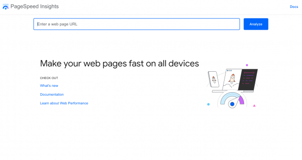 kecepatan website