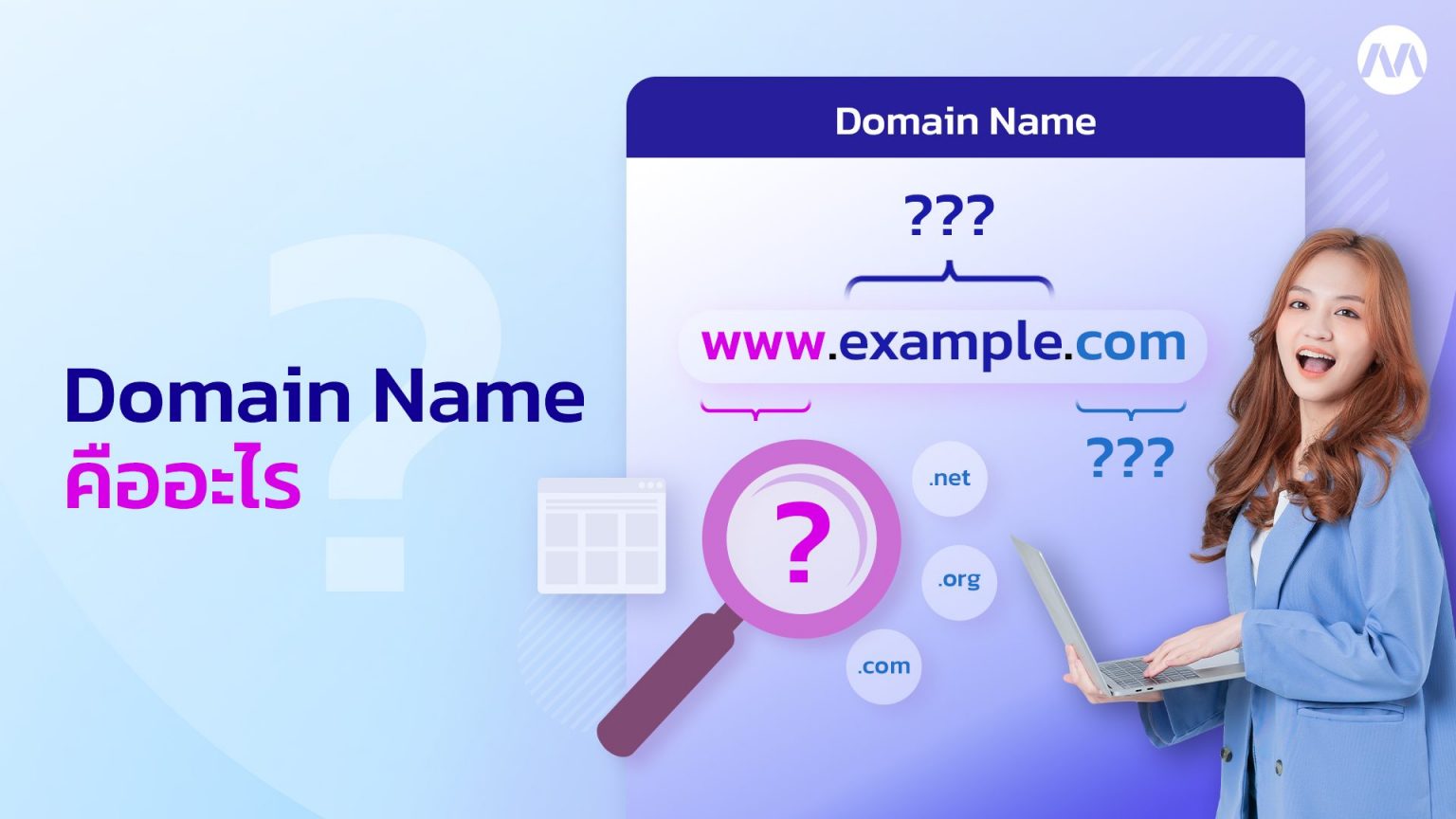 Domain Name คืออะไร? .com คืออะไร ทำไมต้องเข้าใจก่อนตั้งชื่อเว็บไซต์ของคุณ