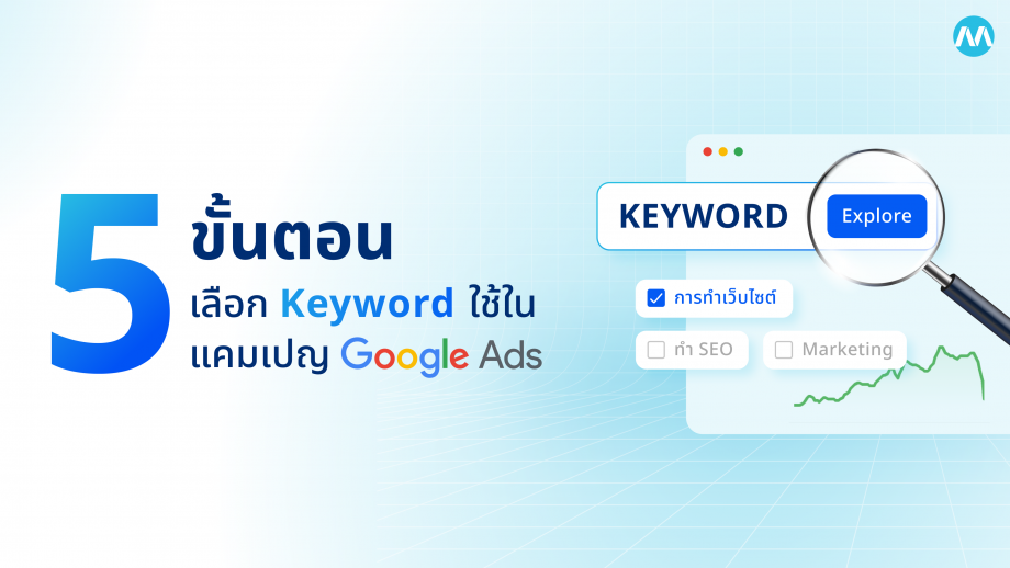 วิธีเลือก Keyword เพื่อใช้ในแคมเปญ Google Ads ง่าย ๆ แค่ 5 ขั้นตอน