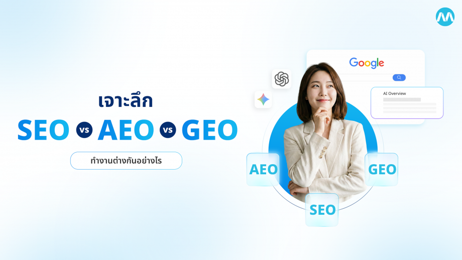 ความแตกต่างระหว่าง SEO AEO และ GEO แบบเข้าใจง่าย