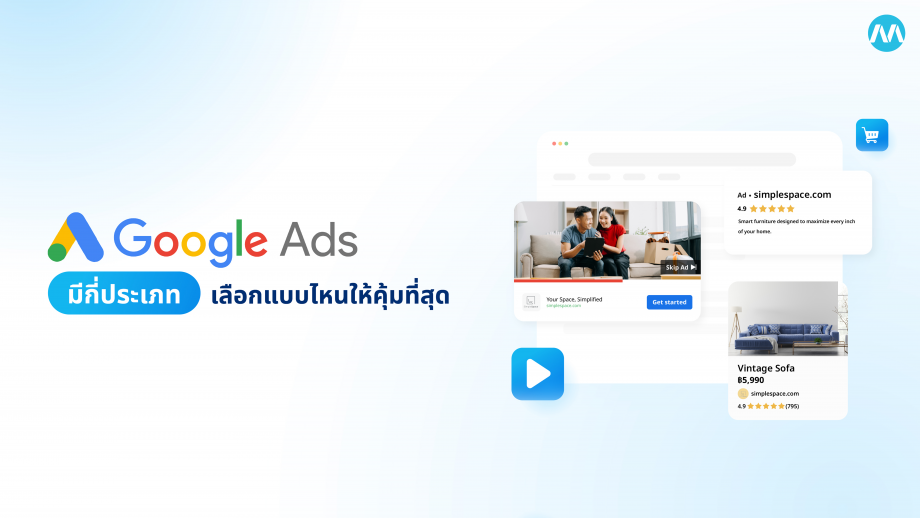 โฆษณา Google Ads มีกี่ประเภท เลือกแบบไหนให้คุ้มที่สุด
