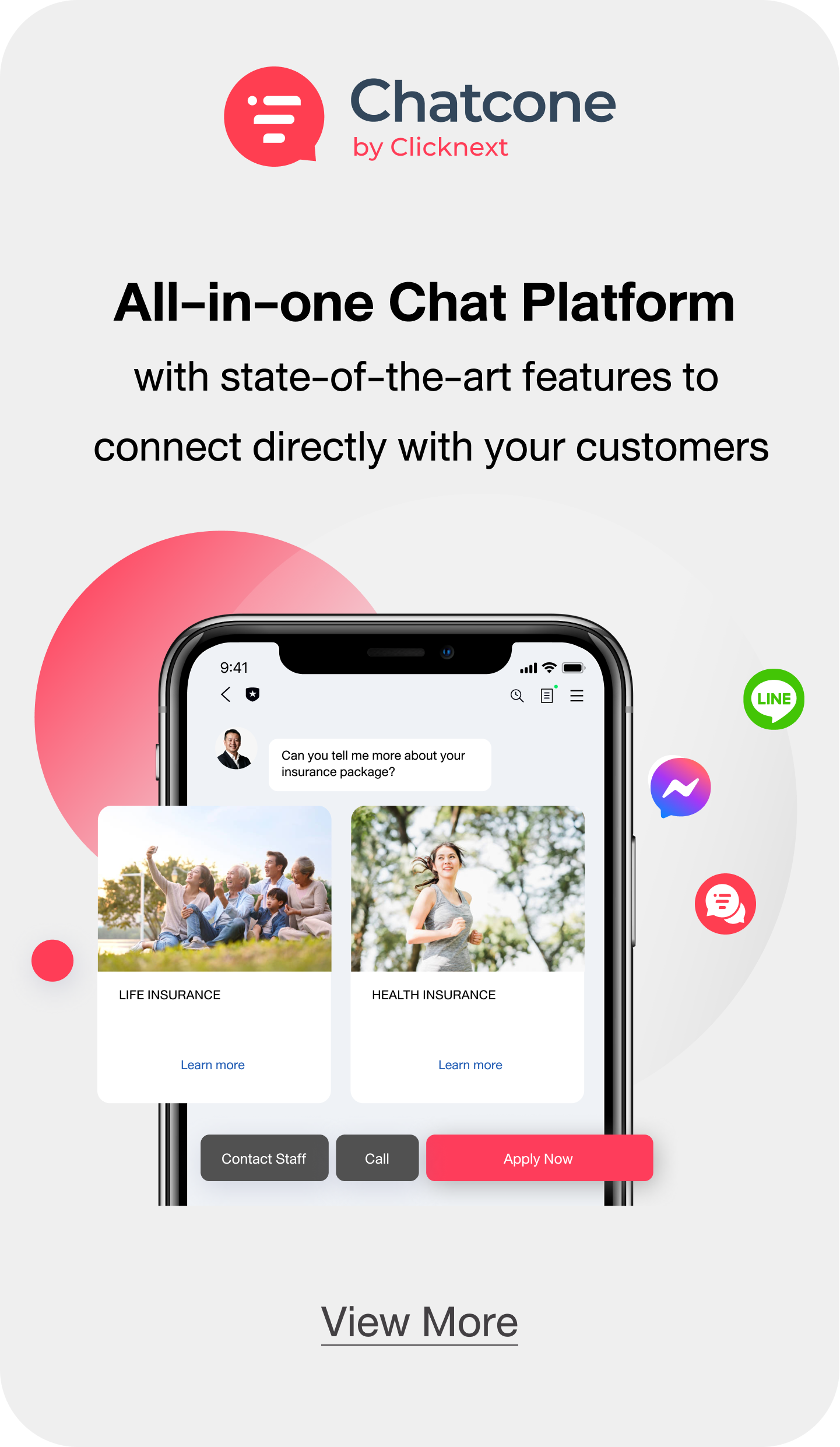 บริการระบบจัดการ Chat ทุกช่องทางในที่เดียว