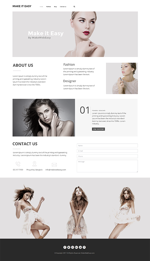 รับทำเว็บไซต์ Responsive Desktop