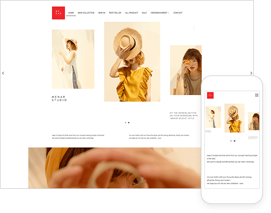 สร้างเว็บ Menar Studio